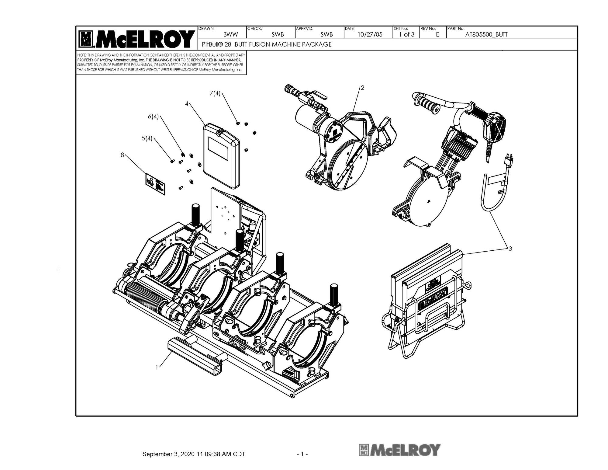 Parts for AT805505