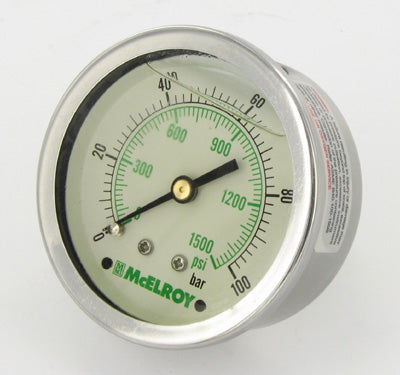 MEE00003 - 1500Psi/Bar Pressure Gauge