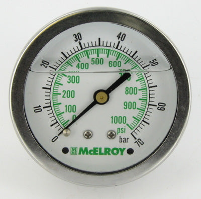 MEE00004 - 1000Psi/Bar Pressure Gauge