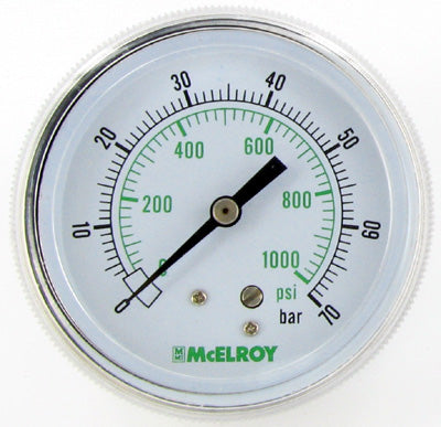 MEE00010 - 1000Psi/Bar,1% Pressure Gauge