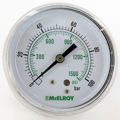 MEE00011 - 1500Psi/Bar,1% Pressure Gauge