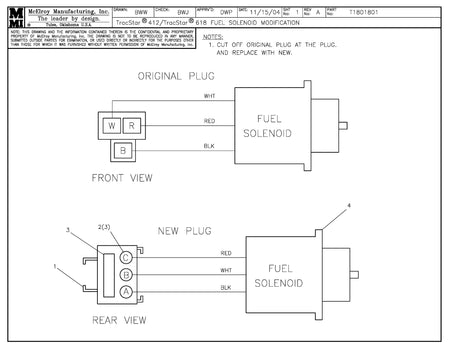 T1801801 - T412/T618 Fuel Solenoid Mod