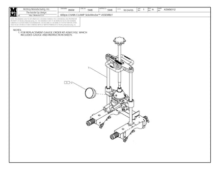 ASW00112 - 600Psi Chain Clamp Sw Assembly