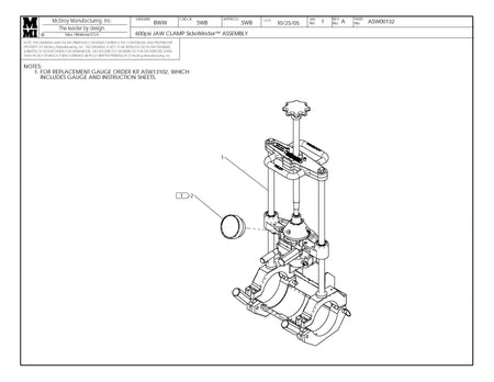 ASW00132 - 600Psi Jaw Clamp Sw Assembly