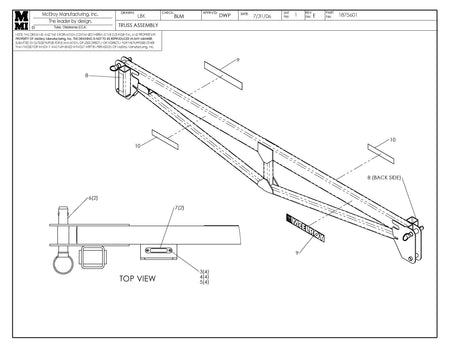 McElroy Part 1875601 - TRUSS ASSY for sale