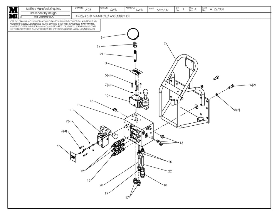 12/18 Manifold Assembly Kit