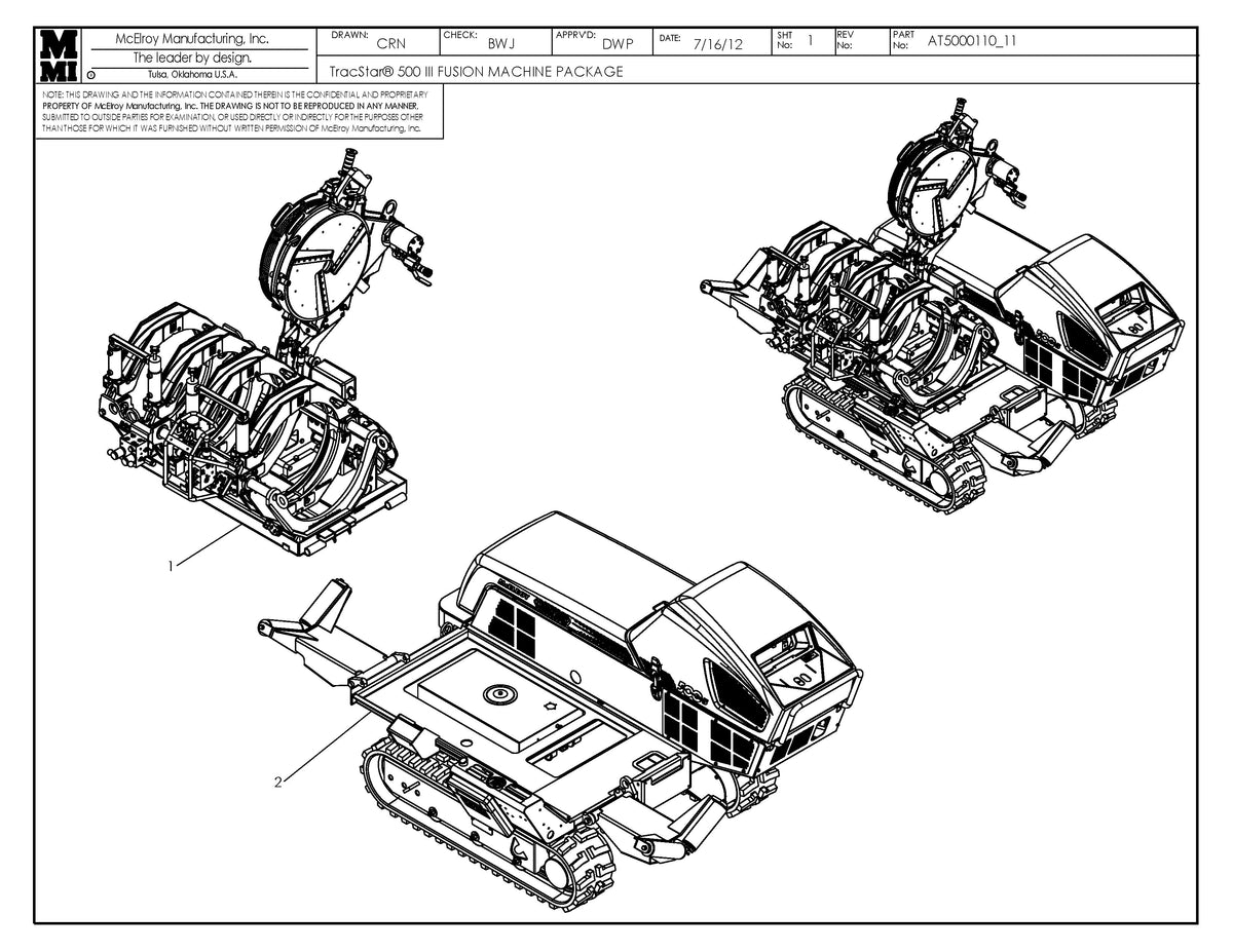 AT5000110 - T500 III Mf Fusion Machine Package