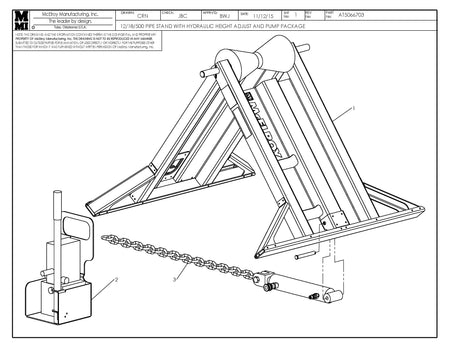 AT5066703 - 12/18/500 Pipe Stand W/Hha&Pump Package