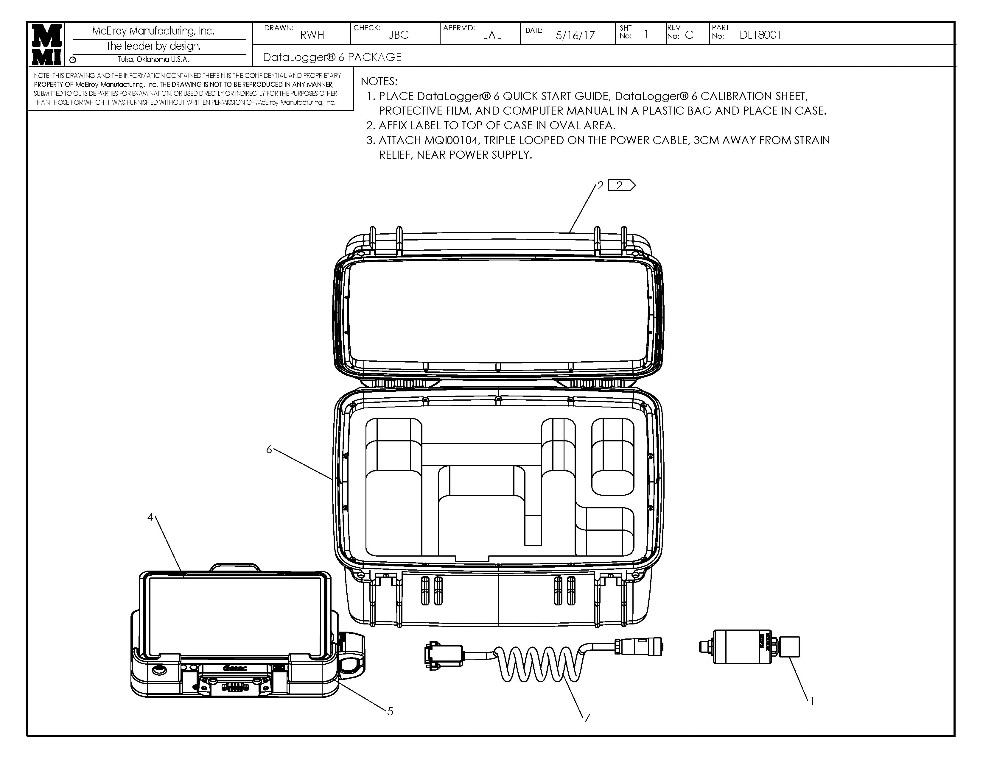 DL18001 - Dl 6 Package