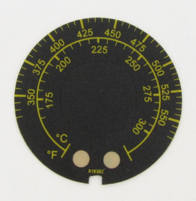 McElroy Part 816382 - TEMPERATURE SCALE LABEL for sale